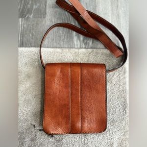 Leather Cross Body Bag.